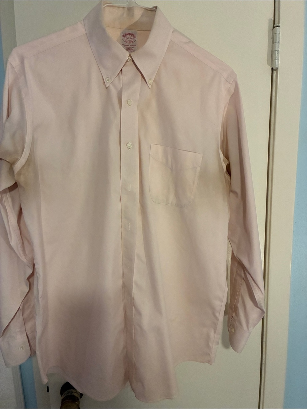 Brooks Brothers Light Pink Button-Down Dress Shirt